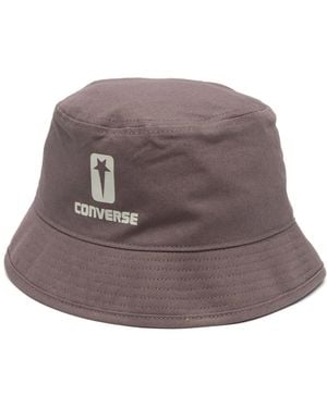 Converse X Drkshdw Logo-Print Bucket Hat - Brown