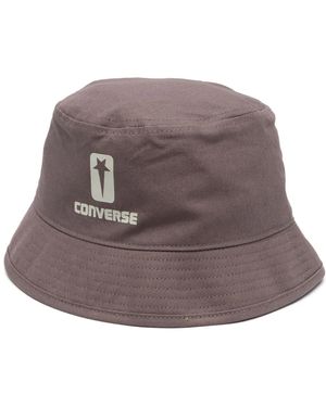 Converse Cappello Bucket Con Stampa X Drkshdw - Marrone