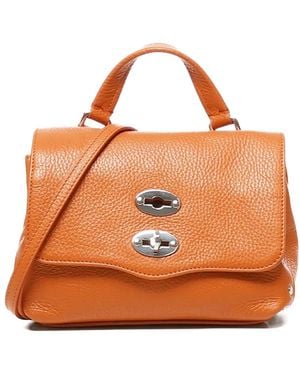 Zanellato Borsa Mini Postina Con Borchie - Arancione