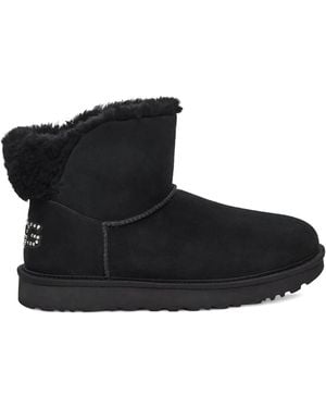 UGG ビジュートリム アンクルブーツ - ブラック