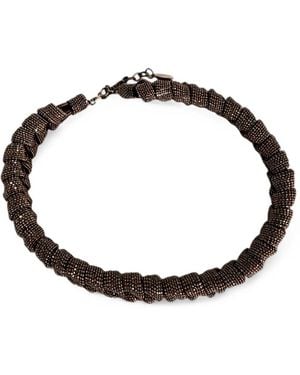 Brunello Cucinelli Monili Twisted Necklace - Metallic