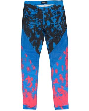 Purple Brand Jeans Skinny Con Stampa - Blu
