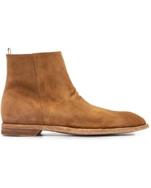Officine Creative Sound Stiefel Aus Wildleder - Braun