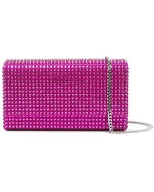 AMINA MUADDI Mini Paloma Clutch Bag - Purple