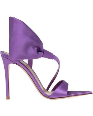 Gianvito Rossi Sandali Con Fiocco 105Mm - Viola