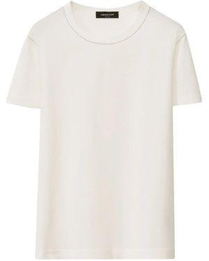 Fabiana Filippi Cotton T-Shirt - White
