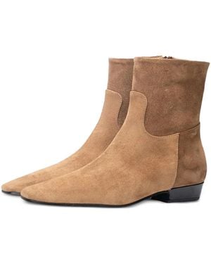 Poche Paris Panelled boots - Natur