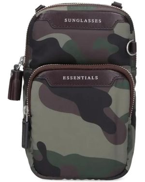 Anya Hindmarch Camouflage Zip Shoulder Bag - Black