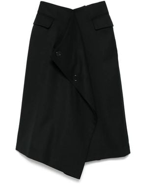 Noir Kei Ninomiya Klassischer Midirock - Schwarz