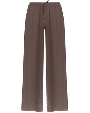 Bondeye Drawstring-Fastening Trousers - Brown