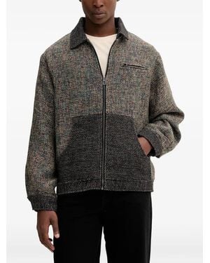 Desigual Veste Zippée Texturée - Gris