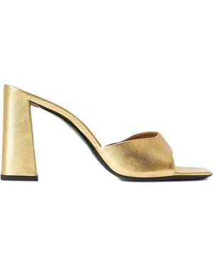 STAUD 95Mm Sloane Sandals - Metallic