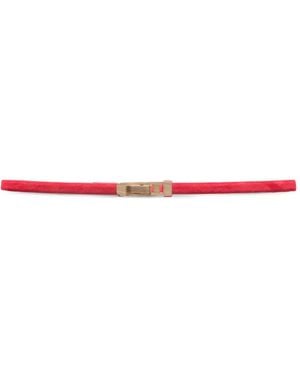 Alberta Ferretti Buckle Belt - White