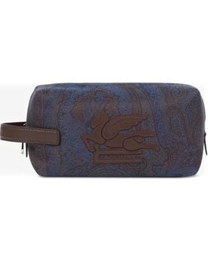 Etro Trousse Da Bagno Piccola - Grigio
