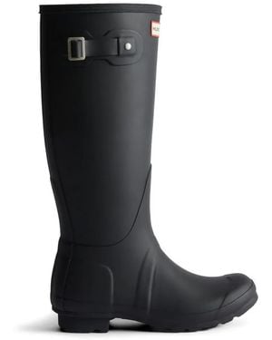 HUNTER Botas Original Tall A Cuadros Tartán - Negro