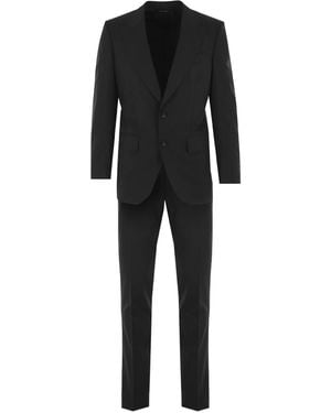 Tom Ford Two-Button Wool Suit - Black