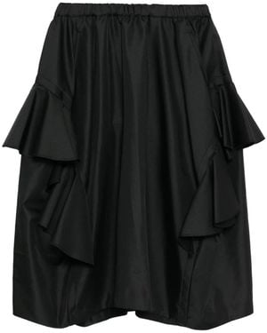 Comme des Garçons ラッフル スカート - ブラック
