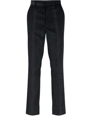 MM6 by Maison Margiela Star-Print Tailored Trousers - Black