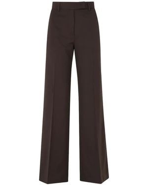 Seventy Belt-Loop Pressed-Crease Pants - Brown