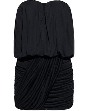 Isabel Marant Strapless Pleated Dress - ブラック