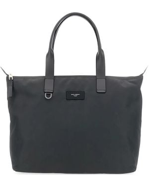 Dolce & Gabbana Shopper Met Rits - Zwart