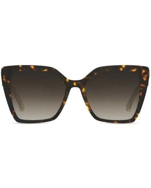 Love Moschino Square-Frame Sunglasses - Grey