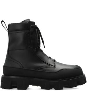Moncler Bottines Peak Path À Semelle Crantée - Noir