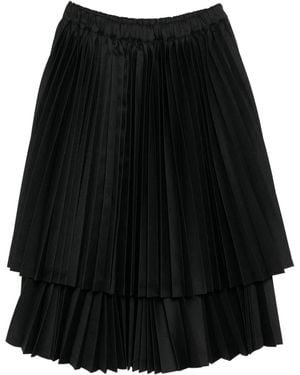 Comme des Garçons プリーツ スカート - ブラック