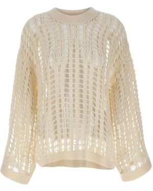 a. roege hove Gestrickter Spider Pullover - Weiß