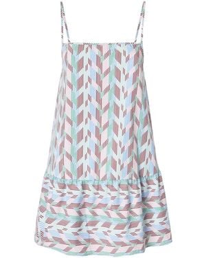 Missoni Chevron-Patterned Mini Dress - White