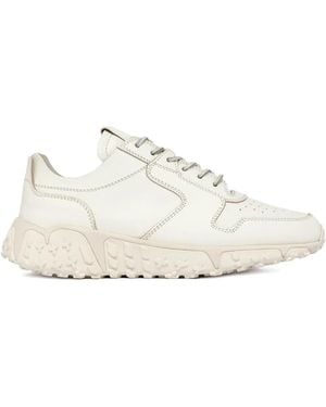 Buttero Panelled Trainers - White