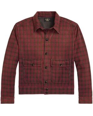 RRL Checked Shirt - Red