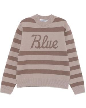 Bluemarble Gestreifter Pullover - Natur