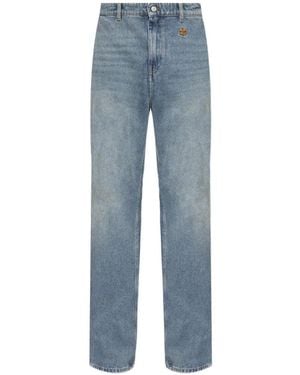 Courreges Wide-Leg Jeans - Blue