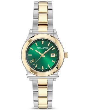 Ferragamo 1927 Lady 33Mm Watch - Green