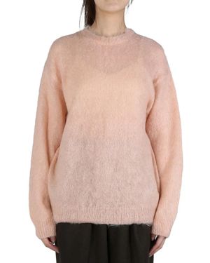 AURALEE Brushed-effect Sweater - ピンク