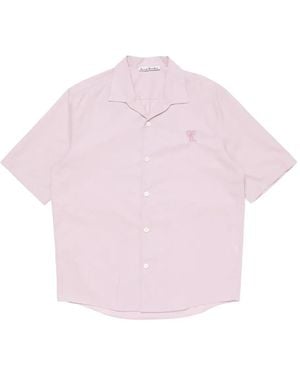 Acne Studios Embroidered-Bow Shirt - Pink