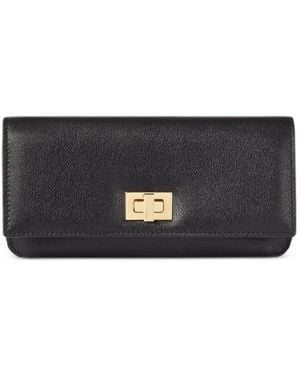 Fendi Way Leather Wallet - Grey