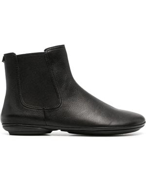 Camper Right Nina Leather Ankle Boots - Black