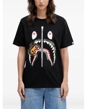 A Bathing Ape Graphic-Print T-Shirt - Black