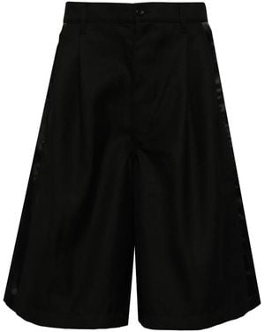 Comme des Garçons Pleated Shorts - Black