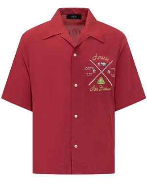 Amiri Bowlinghemd - Rot