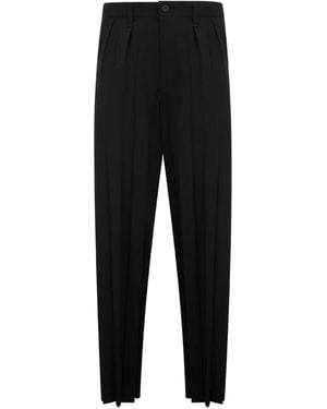Homme Plissé Issey Miyake Edge Ensemble Trousers - Black