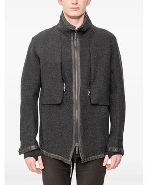 69 by Isaac Sellam Zip-Fastening Jacket - Grey