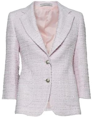 Tagliatore Buttoned Blazer - Grey