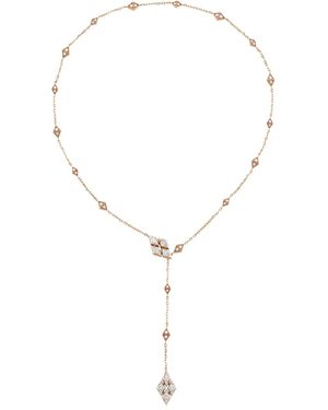 Aneka 18K Recycled Rose Limitless Diamond Lariat Necklace - White