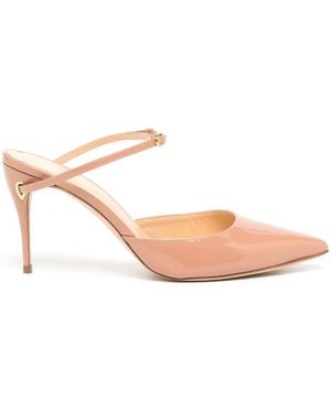 Jennifer Chamandi 85Mm Giuseppe Mules - Pink