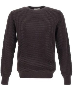 Kangra Bubble-Stitch Knit Sweater - Blue
