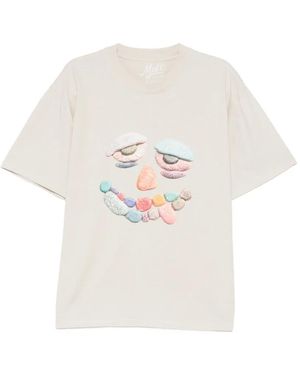 Melt Graphic-Print T-Shirt - White