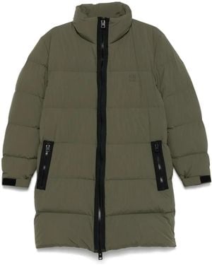 HUGO Plumífero con botones - Verde